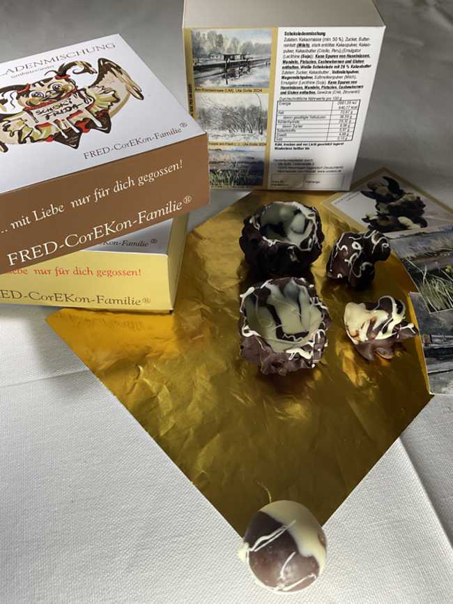 Produktwerbung FRED-CorEKon-Familie(R) - Schokoladenmischungen